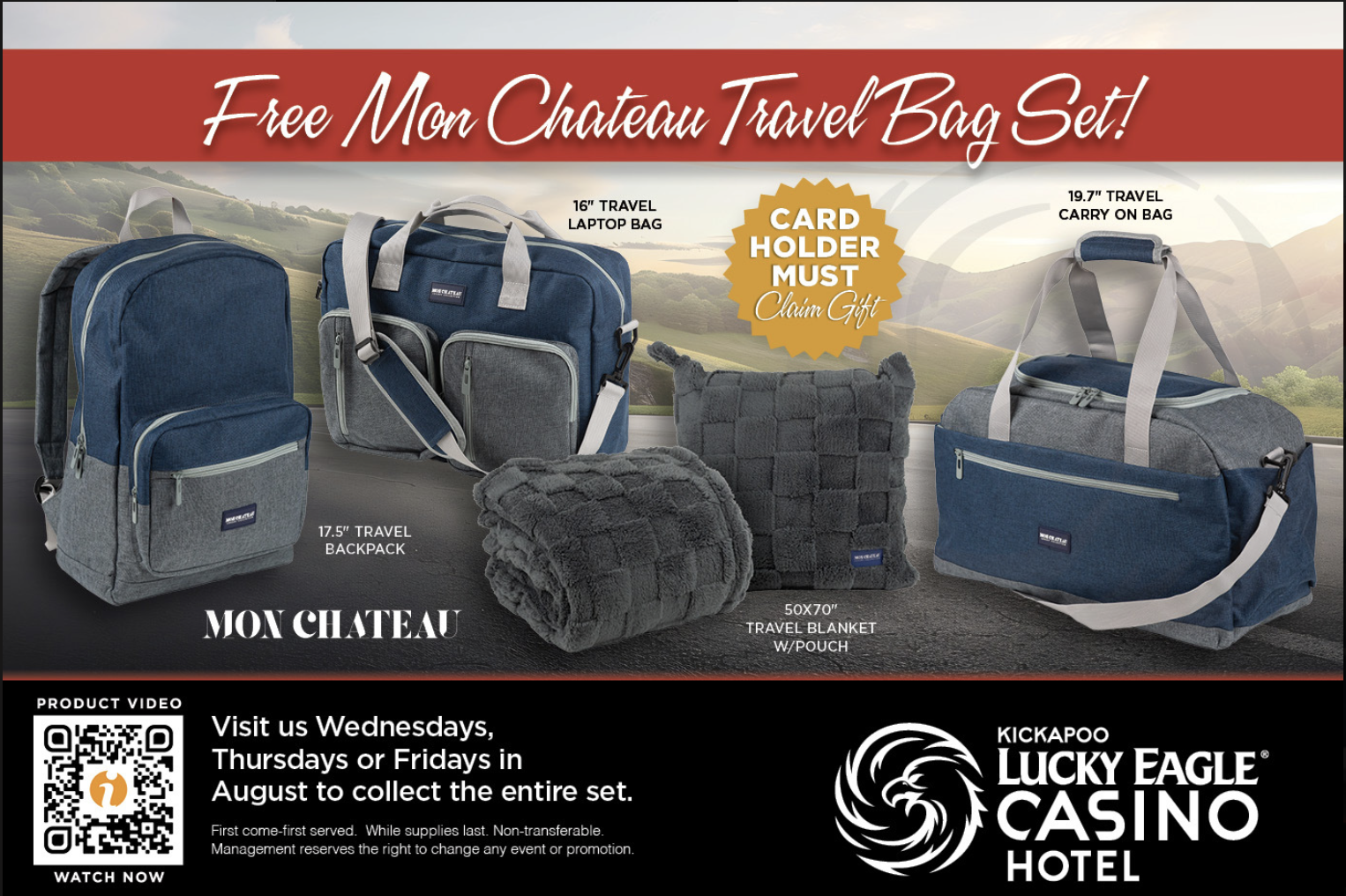 Kickapoo Lucky Eagle Casino July Gift of the Week 